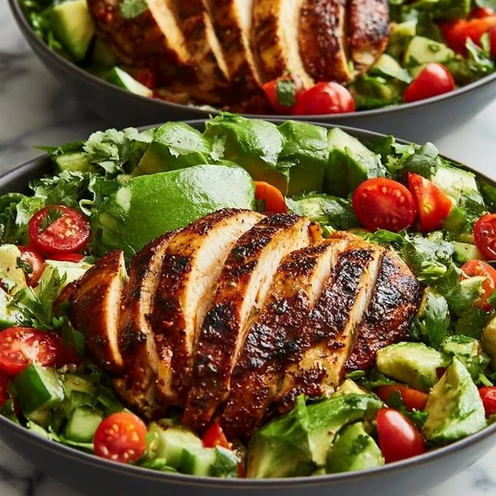 Delicious quick chicken salad recipe with fresh ingredients